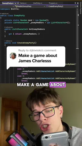 Making a James Charles game! #lovablepartner 