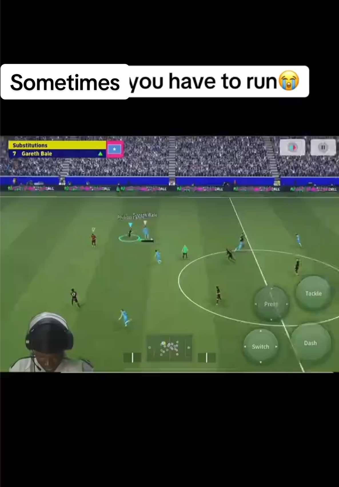 Sometimes you just have to run 🏃‍♂️ 😭😂 #efootball #efootballmobile #fyp #blowthisup #efootball2026 