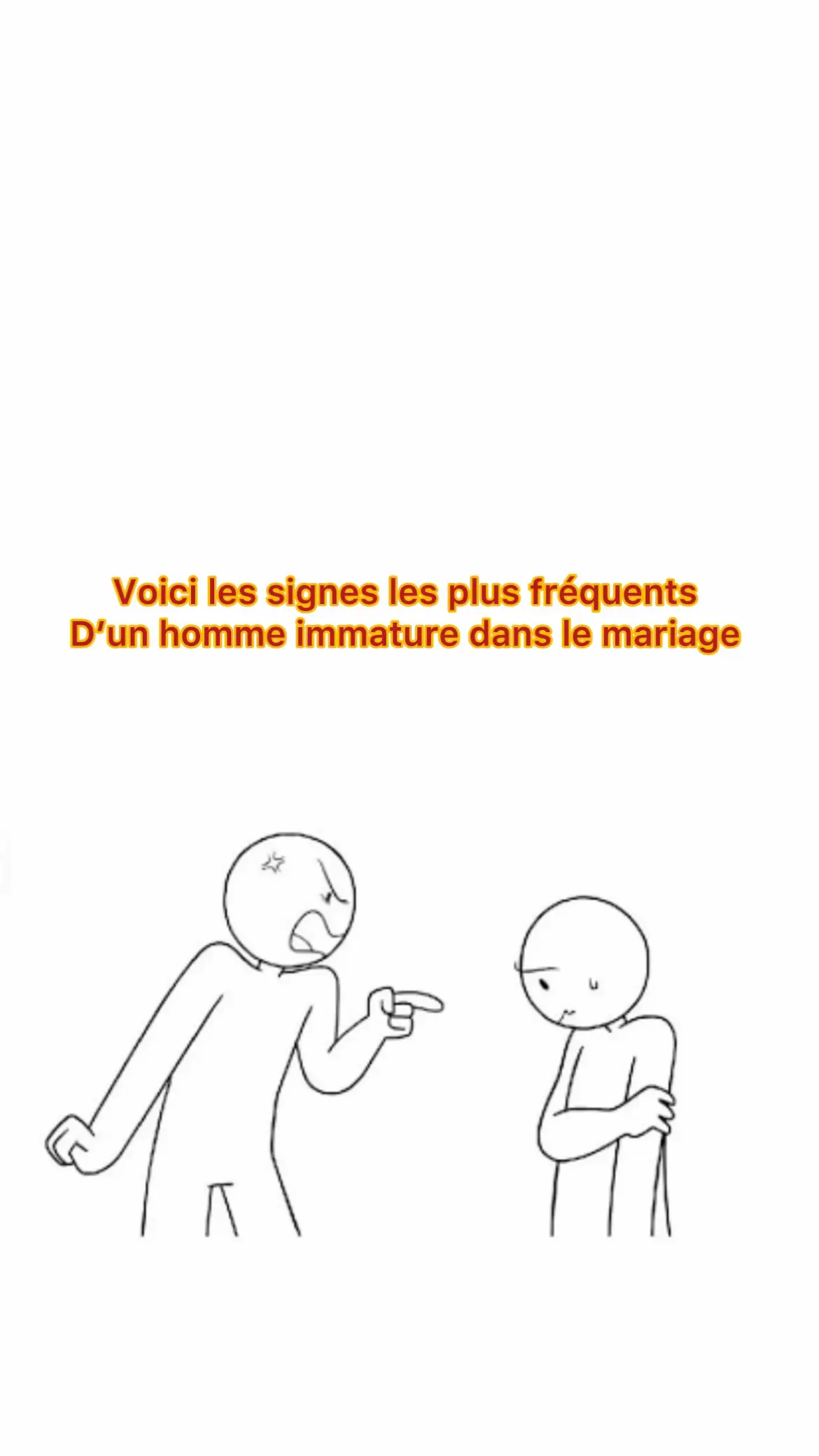 #CoupleToxique #HommeImmature #AmourEtRespect #RelationDifficile #MaturitéEmotionnel