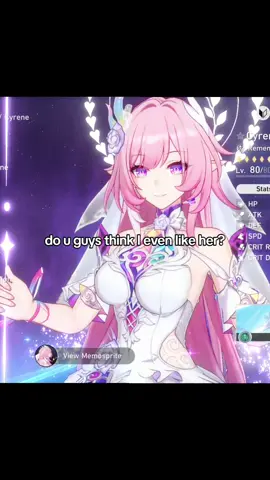 how cooked am i? #fyp #HonkaiStarRail #honkaiimpact3rd #cyrene #elysia 
