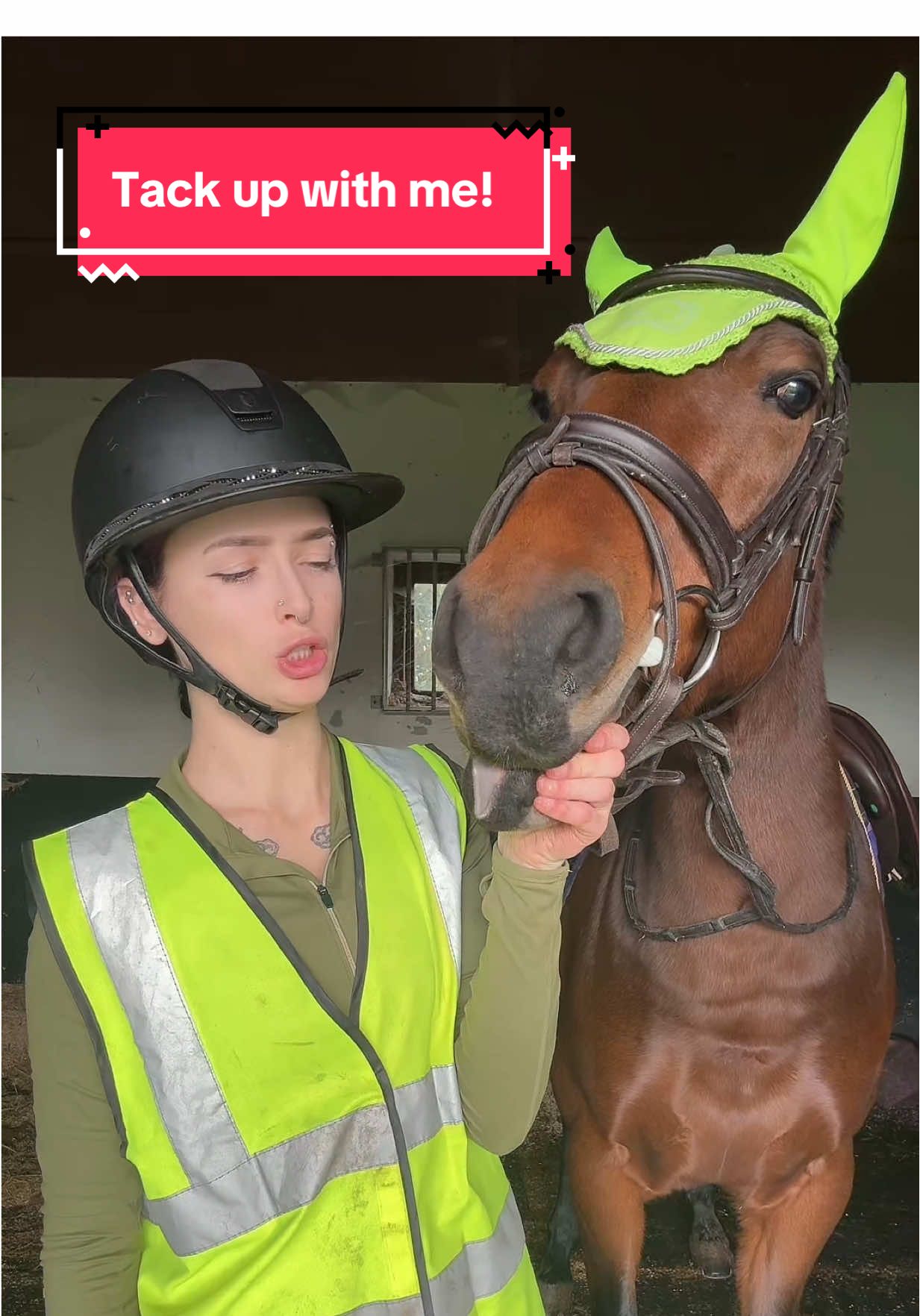 reflective game strong @HORZEHOODS LTD #horsetok #horseriding #equestrian #horsesoftiktok #fyp 