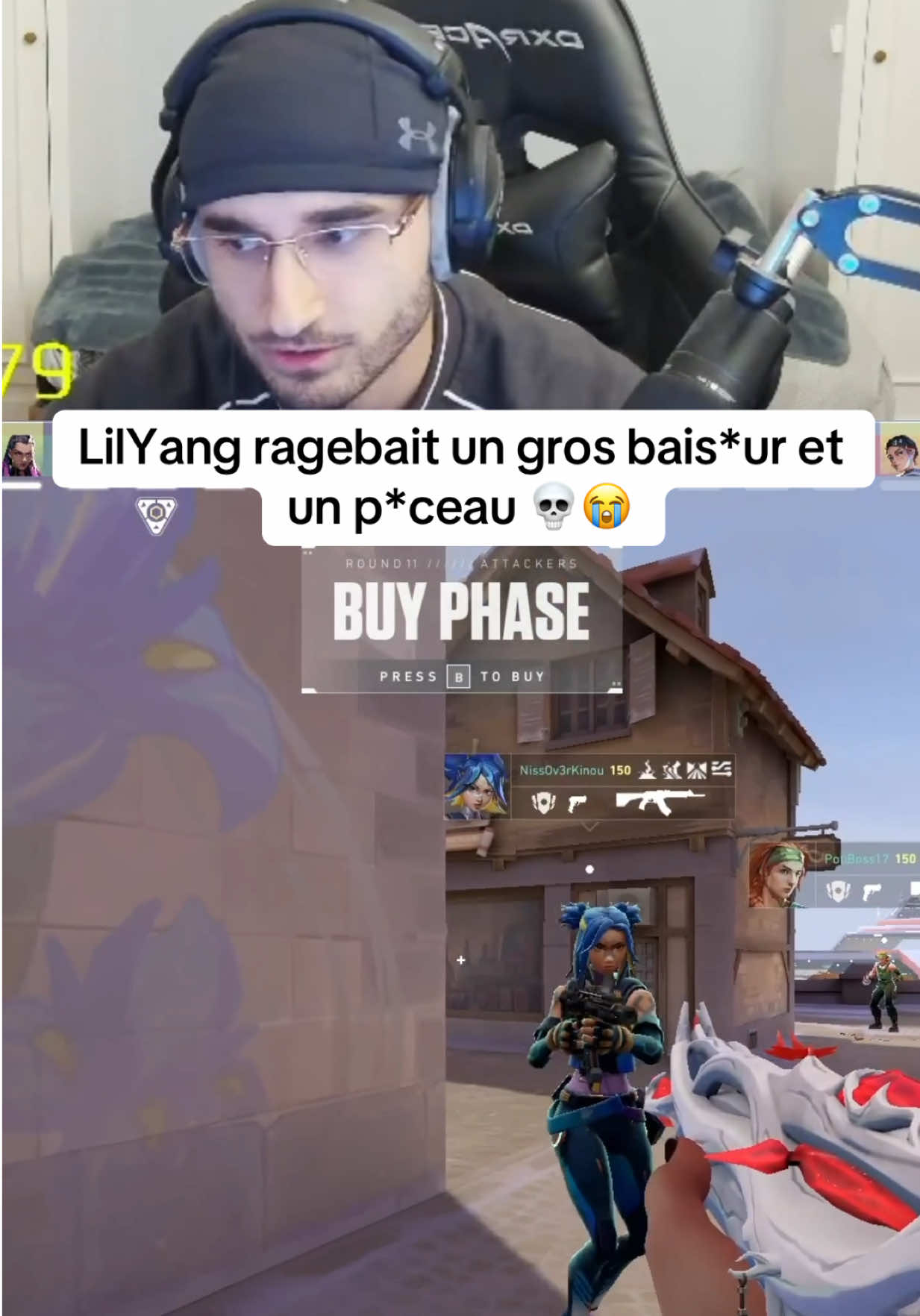 Halinque c’est un beau prénom 😭 #lilyaang #lilyang #Valorant #troll #ragebait 