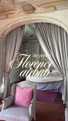 literally the dreamiest airbnb for my last stay in Florence 💞 #florence #florencestay #airbnb #italy #pinkcore 