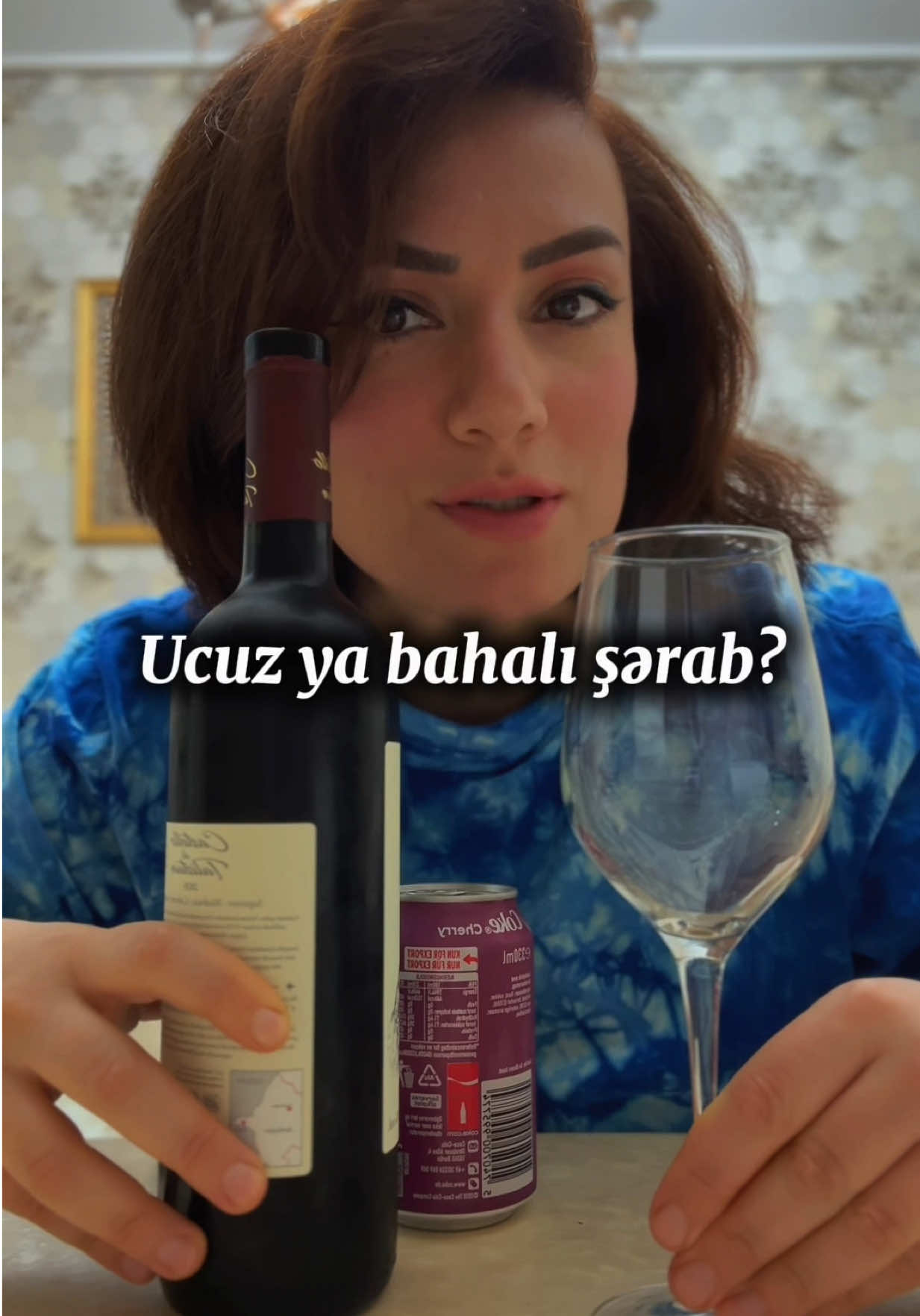 Ucuz ya bahalı şərab? #şərab #bahalı #ucuz #cola #cherrycoke 