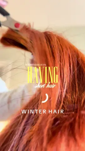Snipped away the old—hello, winter me ❄️💇🏼‍♀️ #newhair #shorthair #winterhair #hairtransformation #hairtok 
