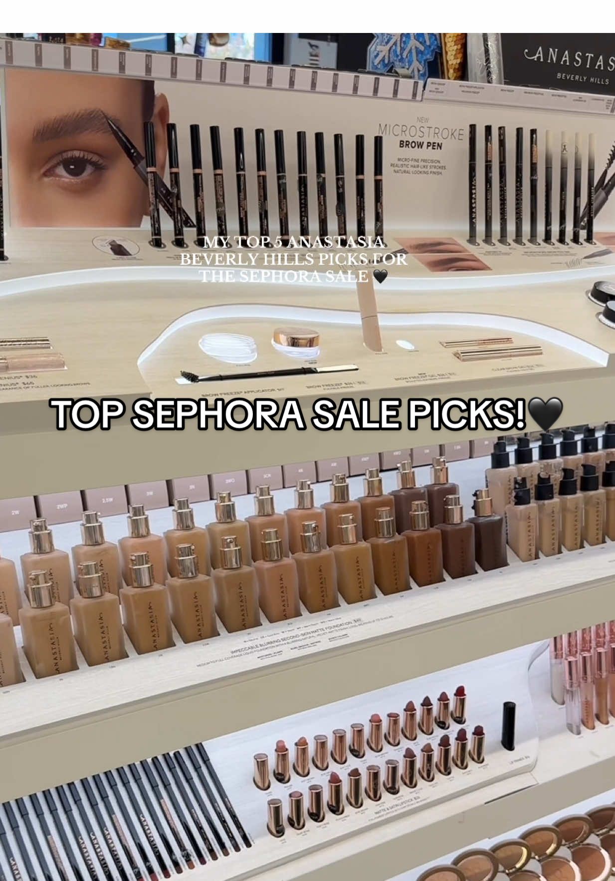 @Victoria Engasser shared her must-have ABH faves for the @sephora Savings Event (it ends tomorrow!!) Impeccable Foundation, Smooth Blur Contour Stick, GlowSeeker in Ethereal, Limited-Edition Embers Palette, Lip Gloss ✨ 🖤 Rouge: 20% off 10/31–11/10 🤍 VIB: 15% off 11/4–11/10 🤎 Insiders: 10% off 11/4–11/10 #ABHLips #AnastasiaBeverlyHills #sephora #sephorasavingsevent #sephorarecommendations