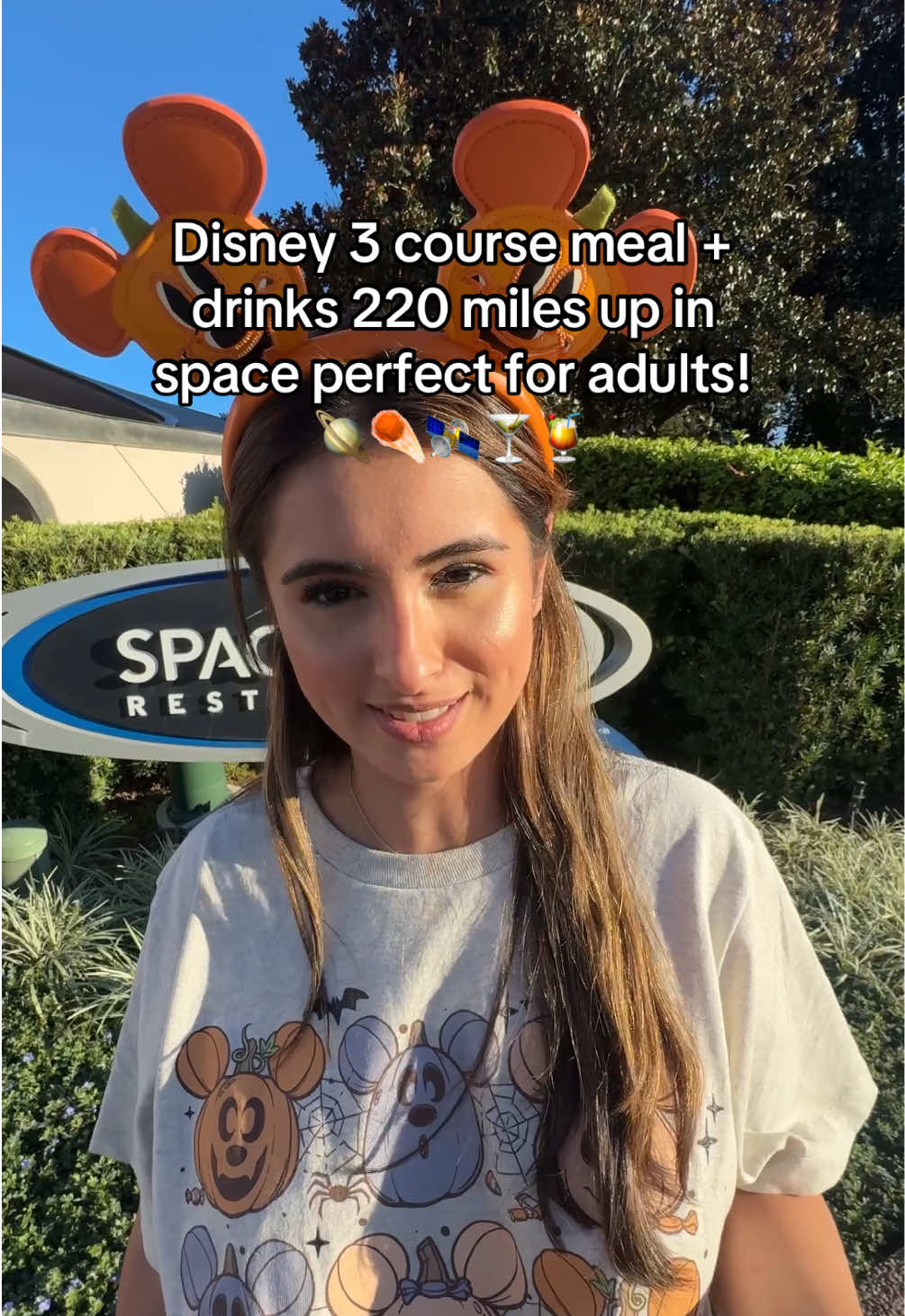 adult fun in SPACE! drink responsibly 🩷✨ #space220 #disneyworld 