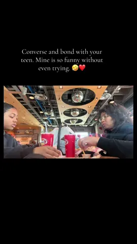 I don’t care how many children I have, I’ll always make time to spend with them individually. Yesterdays lunch date with my oldest (and sleeping baby boy) was a treat. I love that she feels comfortable opening up to me about any and everything . I pray it’s always like this. ❤️🙏🏽 #fyp #momlife #motherhood #momanddaughter #raisingcanes 