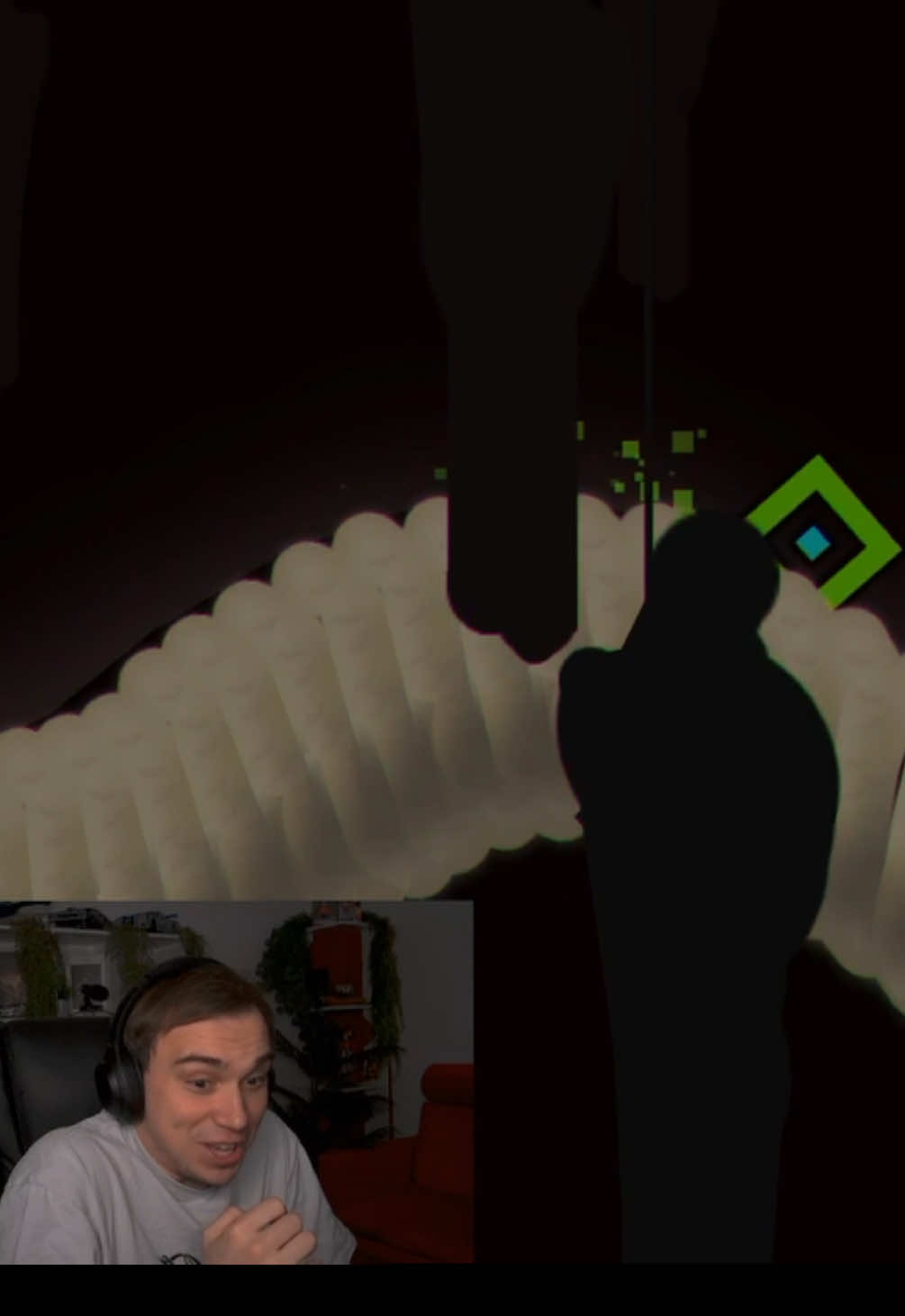 Twich: sasavot Реакция Глебани на скримера #sasavot #сасавот #twitch #geometrydash #скример 