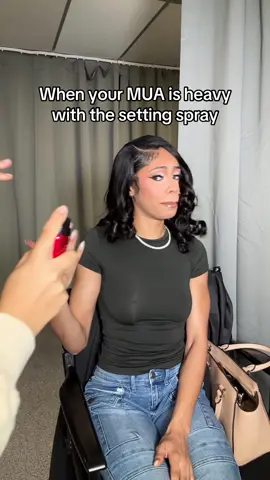 I gotta make sure you can survive any conditions! #settingspray #mua #detroitmua #lorealsettingspray #makeup 