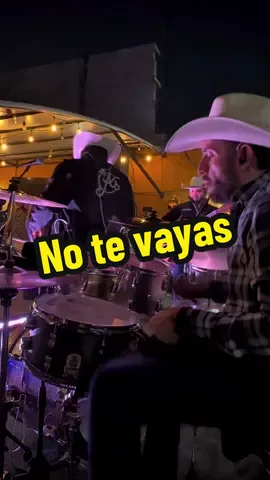 No Te Vayas - Drum Cover 🥁 | Grupo Intocable  #DrumCover #GrupoIntocable #fyp
