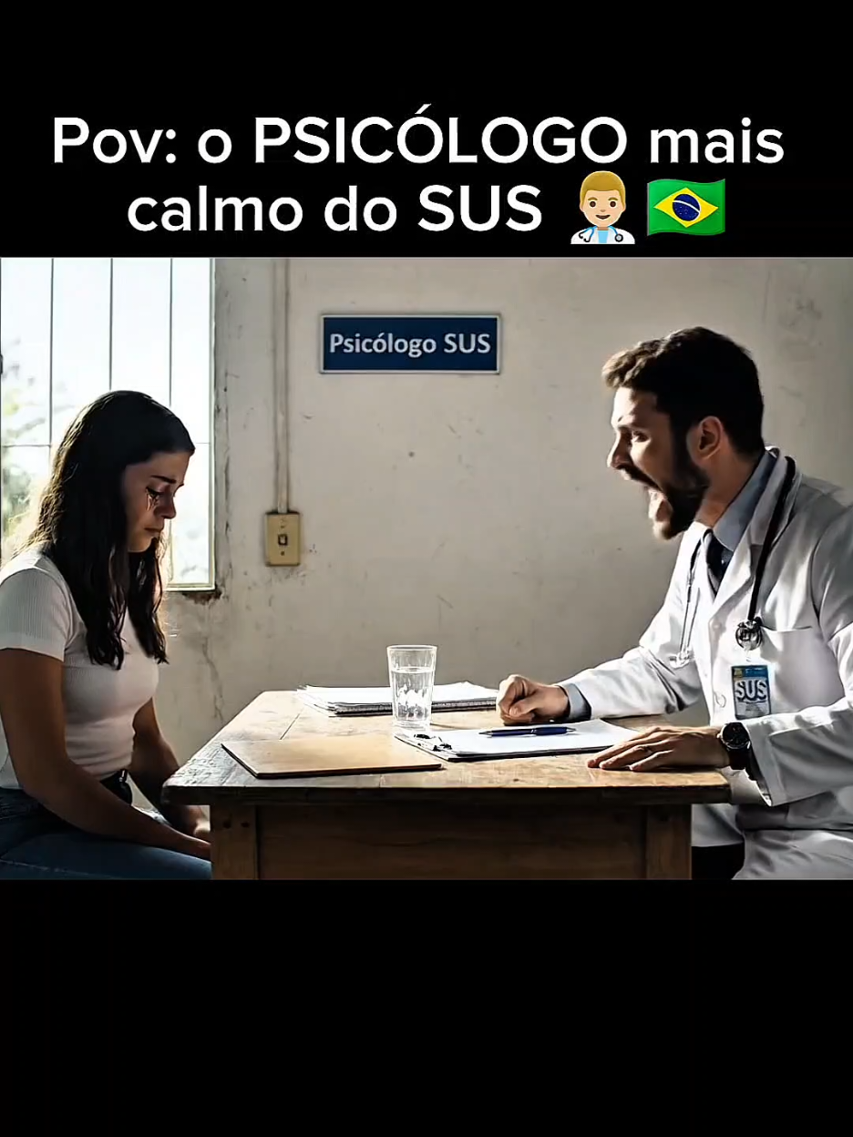 O psicólogo mais calmo do SUS #sus #brasil 