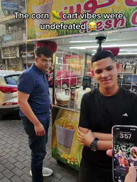 He had no idea what the FBI was 😂. But Its always a vibe when i pull up on my friend at the corn 🌽 stand. Best corn  cart in ramallah hands down. #corn #ramallah #palestine #fyp