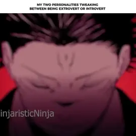 I might be ambivert #fyp #sukuna #gojo #jujutsukaisen #relatable 