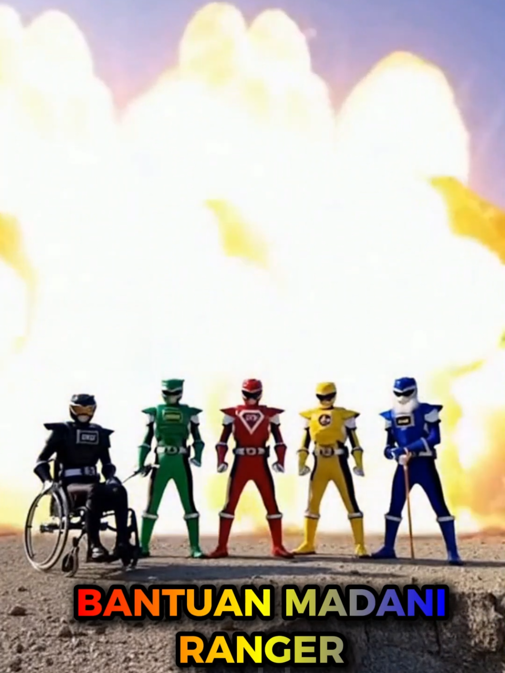 Power Ranger Versi Madani ke? #PowerRangerMadani #BantuanMadani #RangerMadani #HeroRakyat #MadaniPower 