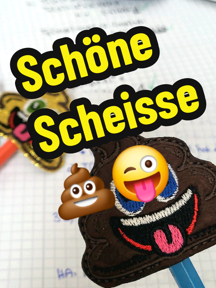 Für alle, die ihrem Lehrer oder Chef mal dezent Feedback geben wollen... 💩😉 SchöneScheisse Stickdatei von @Zwergenschönste  Du willst auch einen?... Schreib mir💩😜 #shithappens #zwergenschön #stickliebe #kristinsfadenzauber #ith 