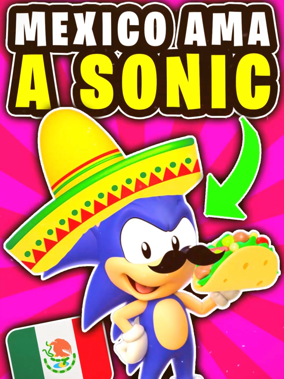 En México AMAN a SONIC 💙🌮 #sonic #sonicthehedgehog #mexico #sonicfans #curiosidades