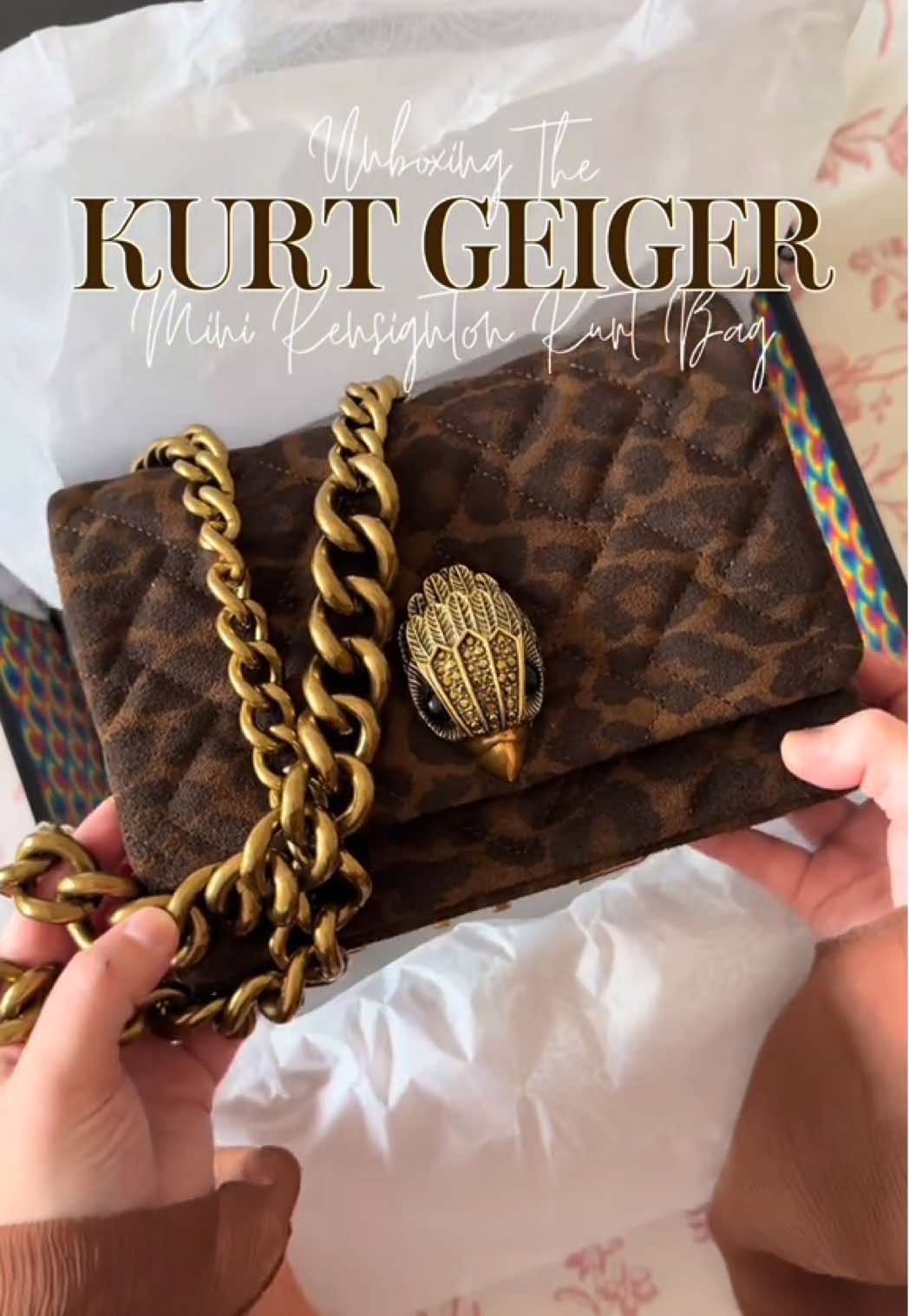 the cuntiest lil bag 🐆✨ #kurtgeigerlondon #kurtgeigerbag #kurtgeiger #bagunboxing #unboxingvideo 