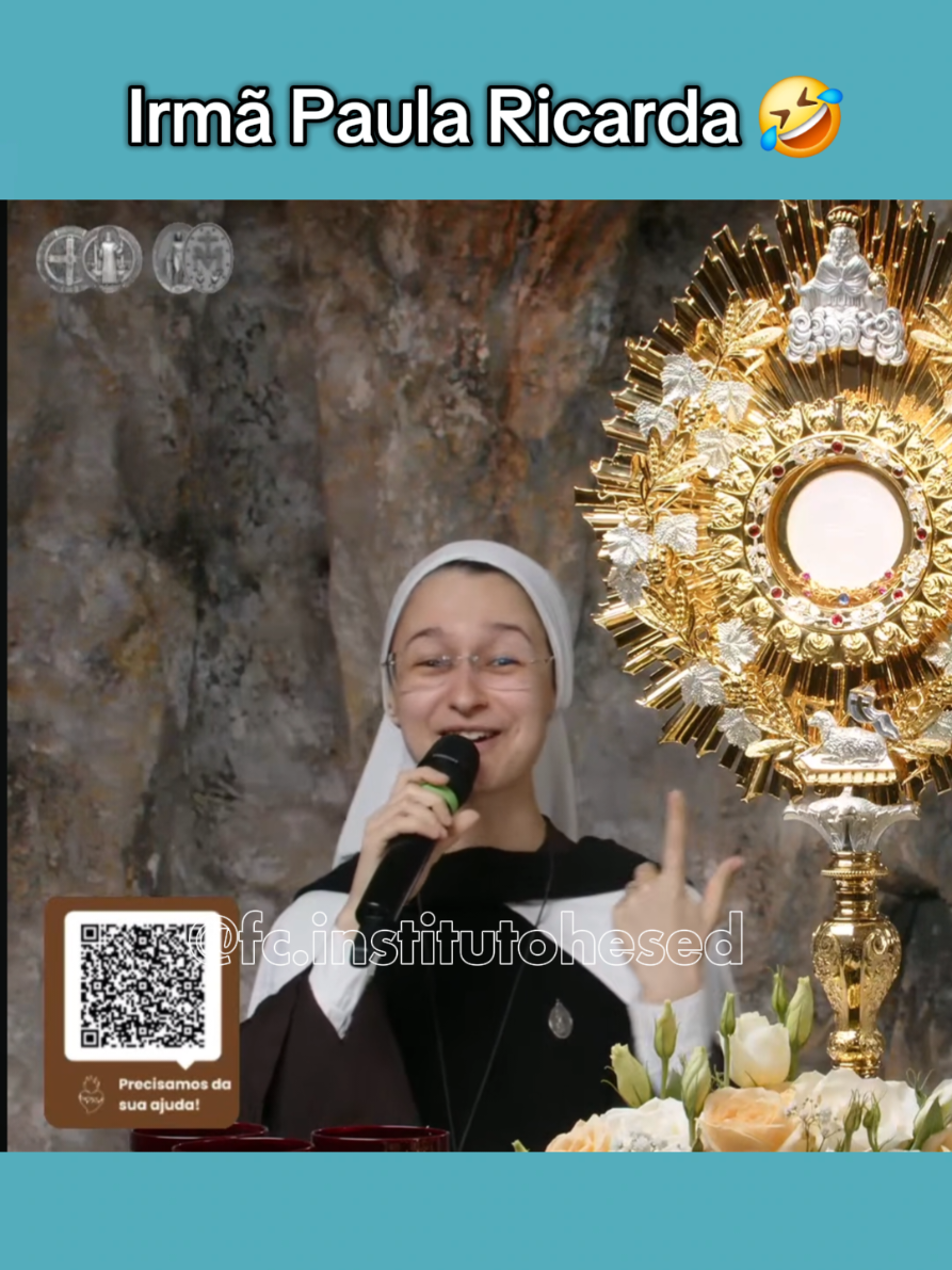 Irmã Maria Filomena gente como a gente kkkkk. @Instituto Hesed @arsenaljovem #irmamariafilomena #institutohesed #catolicos #foryoupage #fyp 