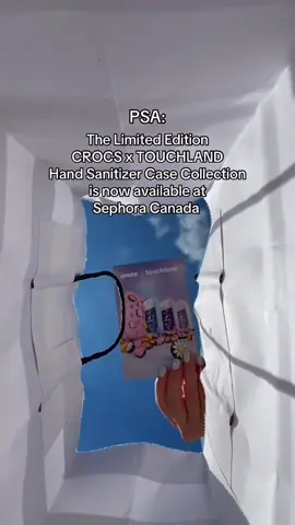 @Crocs x TOUCHLAND = the cutest collab of all time 😍 Get your hands on this limited-edition case before they're gone! Crocs x TOUCHLAND = la collab la plus adorable de tous les temps 😍Procurez-vous cet étui en série limitée avant qu'il ne soit trop tard! @sephoracanada  #touchland #sephora #sephoracanada #crocs #bagcharm 