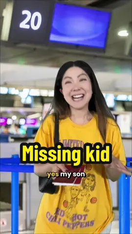 True story of missing kid at airport 