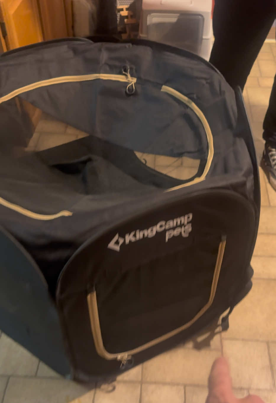 This is perfect for the small dogs we have and the cats if needed In the winter when we bring them inside. #dog  #cat  #kennel #enclosure  #pets 