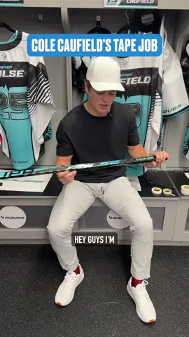 Just another way that Caufield is doing it like nobody else 😎 #BauerPulse #AStickIsEverything #hockey 