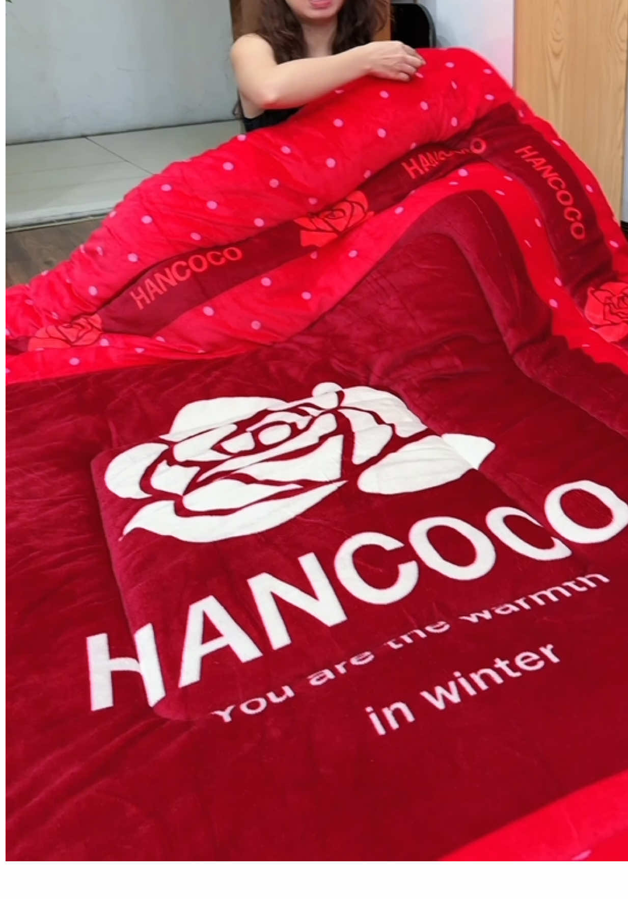 Chăn nỉ lông thỏ HANCOCO mềm mại ấm áp #xuhuong #chanlongtho #chanlongthocaocap #huyenhomhinh365 