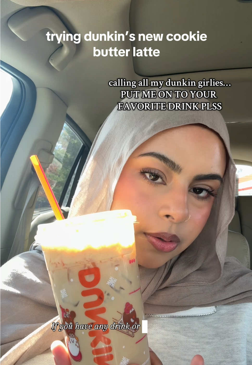 trying dunkin’s new cookie butter latte 🤎 let me know your absolute favorite, can never be wrong, dunkin order bc i need to try new things 🤌🏽 7brew has ruined me tbh nothing beats it ⭐️ @Dunkin' #dunkin #dunkinholidaydrinks #dunkinorder #dunkincoffee #fyp 