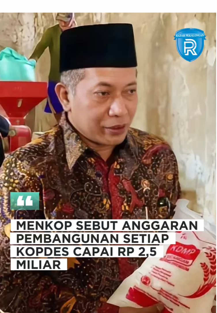 Menkop sebut anggaran pembangunan setiap kopdes capai Rp2,5 miliar #koperasi #kopdes #kopdesmerahputih #koperasidesamerahputih #koperasidesa 