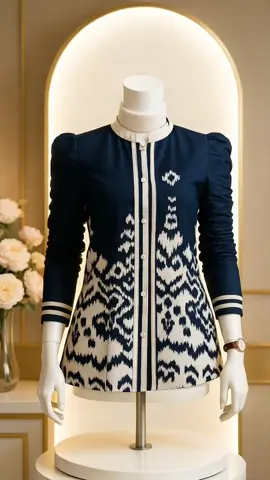 BATIK GHANIA - Atasan Batik Wanita modern blus songket #batikwanita  #promoguncang1111  #gajiansale 