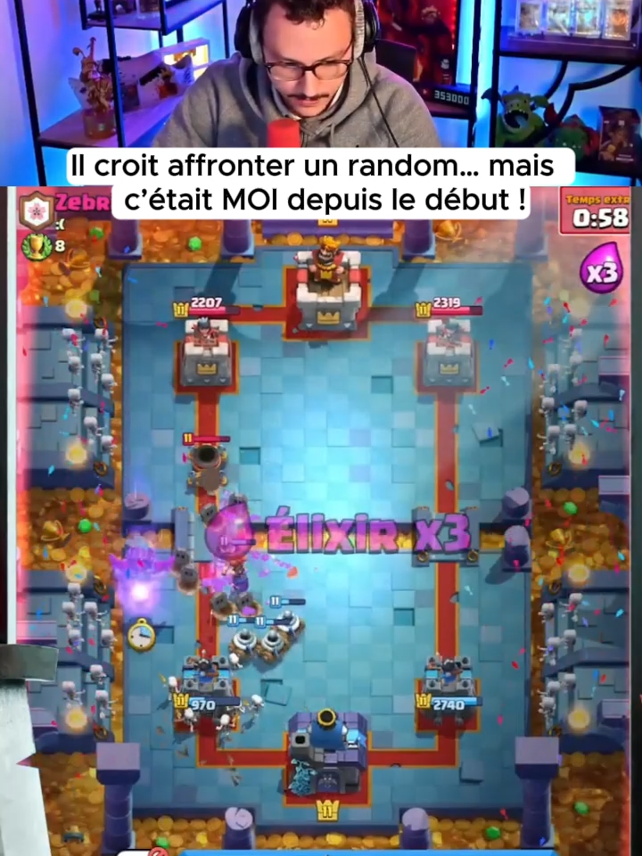 J'infiltre la Clashtax en incognito ! #clashroyale #ouahleouff #clashroyaledaily #supercell #clashtok