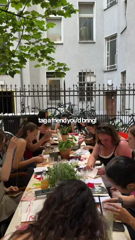 If you could stitch a design what would it be?  A crafty event for all Munich friends! Each ticket comes with a leather journal and drawing book gifted kindly by @paper republic  Event link in my bio 🔗