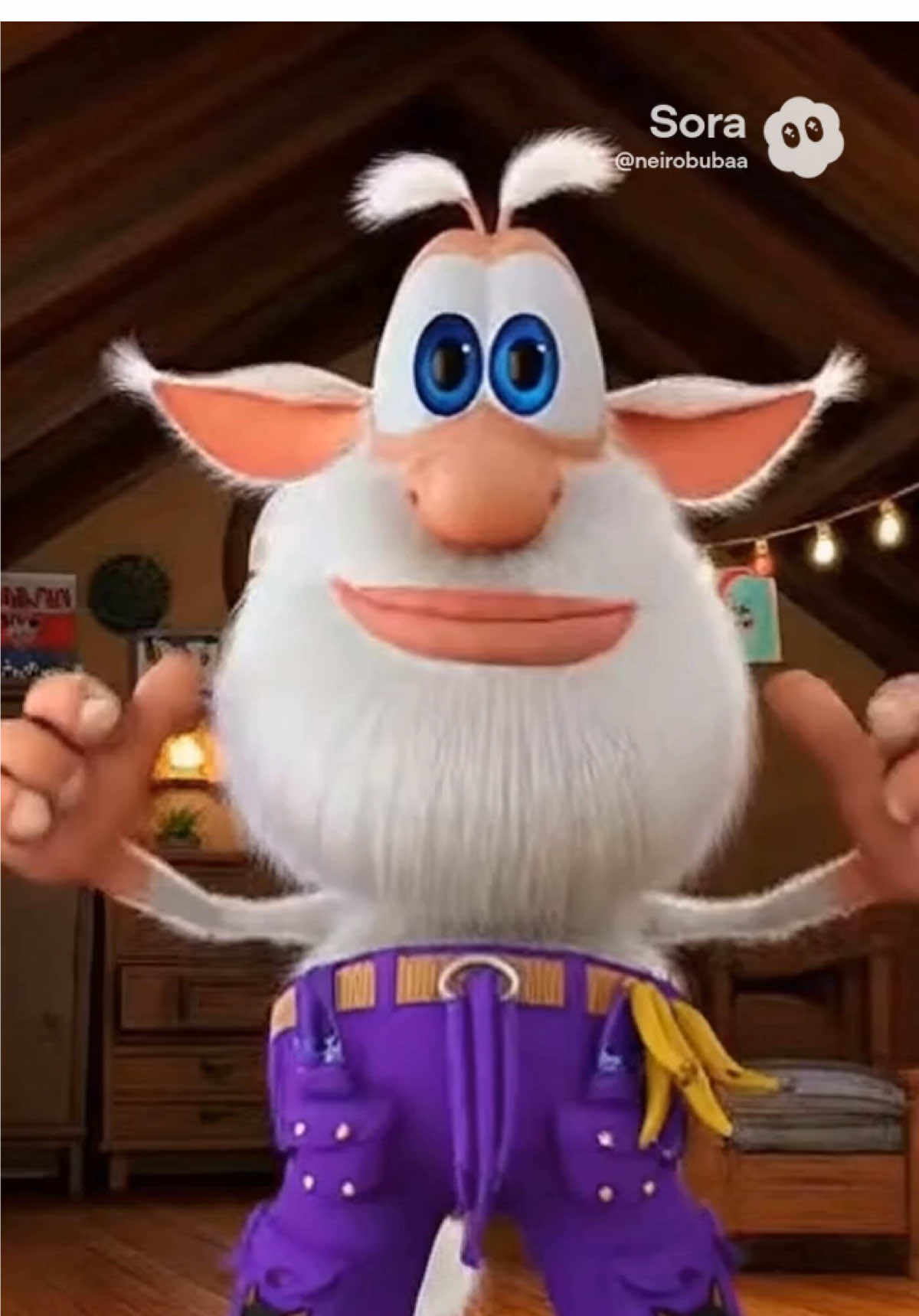 Буба купил новые Штаны 👖 #Sora #Нейросеть #Буба #Booba #Buba 