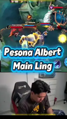 Akhirnya albert main ling lagi  #MLBB9TH #MLBB #mplindonesia #MLBBNEXT2025 #evosesports 