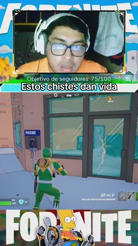 Así si da gusto jugar 🤣 #fornite #battleroyale #simpsons #humor #clips 
