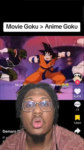 Movie goku was something different #dbz #dragonball #dragonballz #goku #anime 