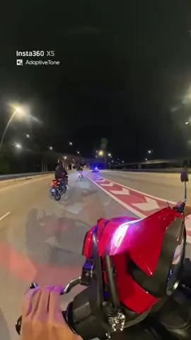 Insta 360x5 malam cerah padu😬🔥 #insta360motorcycle #insta360x5 #fyp 