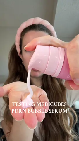 this new bubble serum from @medicube US Store is literally glass skin in a bottle! #medicube #medicubetiktokshop #medicubesuperbrandday #glassskin #SuperBrandDay 