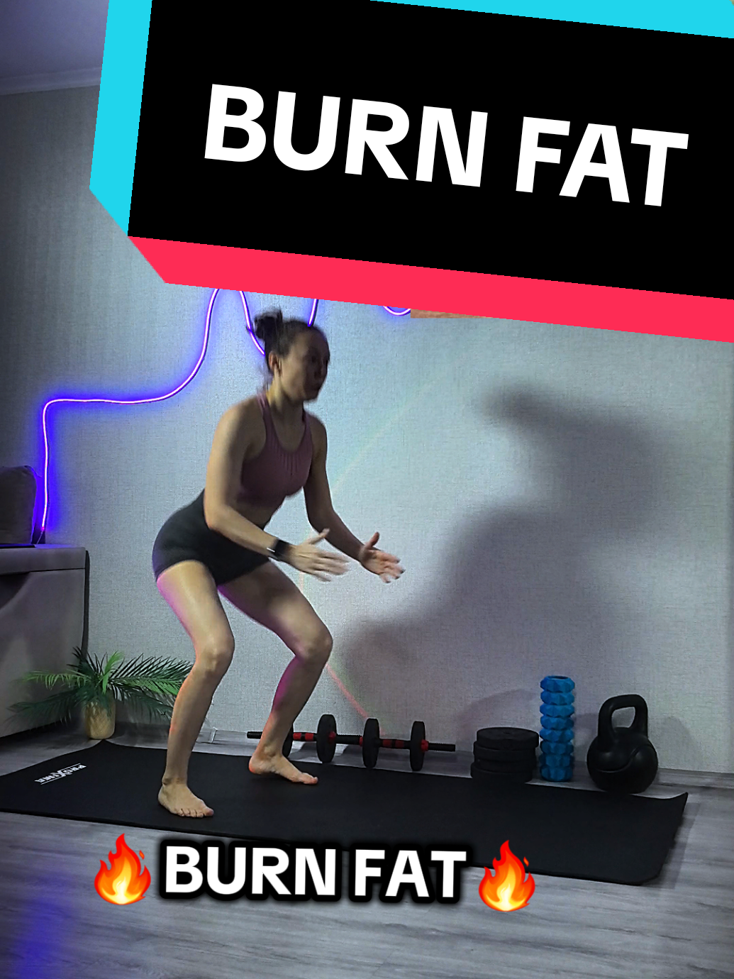 Burn fat in 1 minutes🔥 Do 3-6 rounds every day👍 #motivation #Fitness #cardioworkout #workoutfromhome #fitnesschallenge 