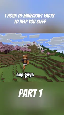 1 hour of minecraft facts to help you sleep #sleep #asmr #Minecraft #viral #foryoupage  Credit to @aCookieGod 