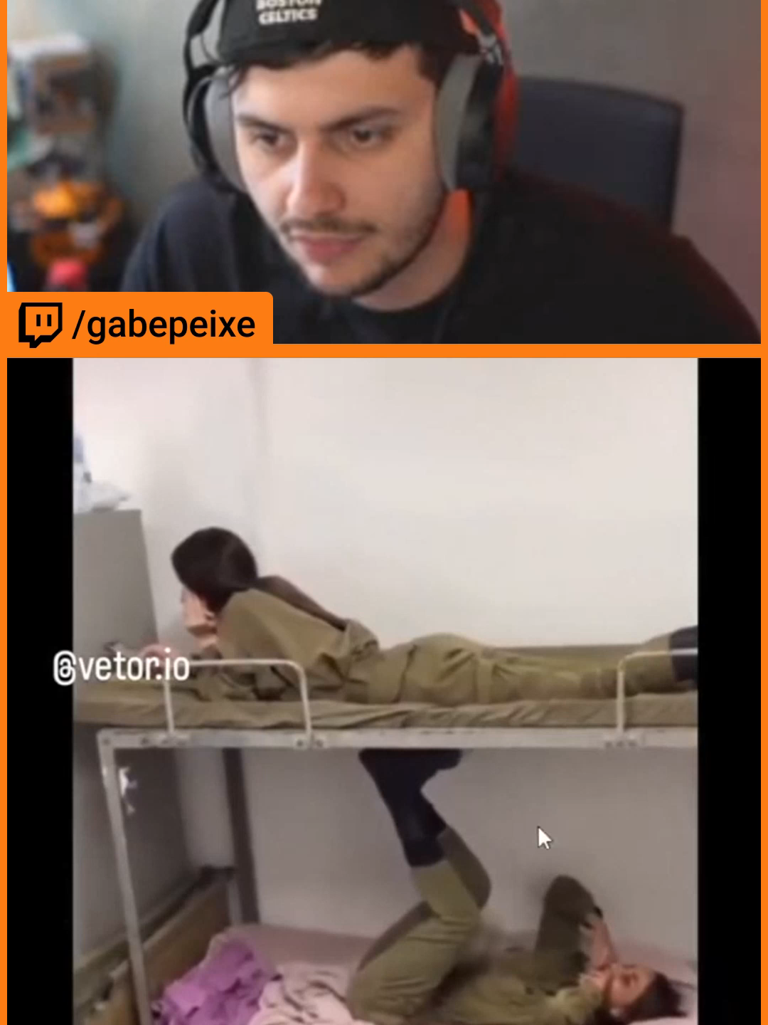 Tem que ser muito corajoso para fazer isso!!! #cortesgabepeixe #gabepeixe #loudgg #gabe #react