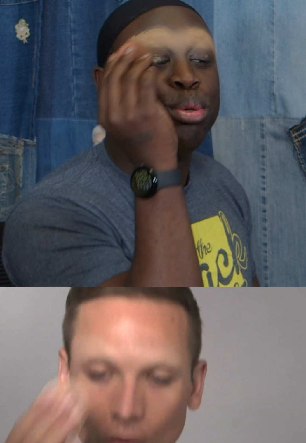 doing miss fame’s 2013 make up tutorial on my YouTube page