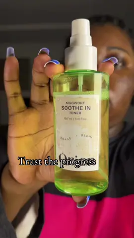 Clear my acne with Orien mugwort soothe in Toner @orien.official  Where to buy : Amazon, Yesstyle, Shopee, Oliveyoung Global, stylevana #AcnesprayChallenge #Acnespray #Orien 