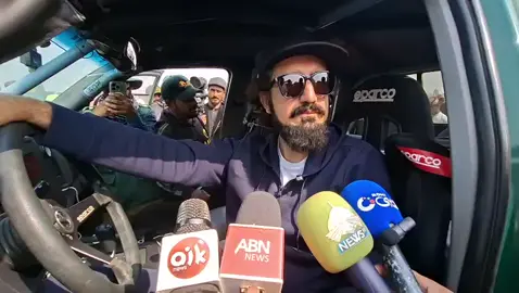 تھل جیپ ریلی کے معروف ریسر صاحبزادہ سلطان باہو کی میڈیا سے گفتگو  #viralpost2025シ #highlights 