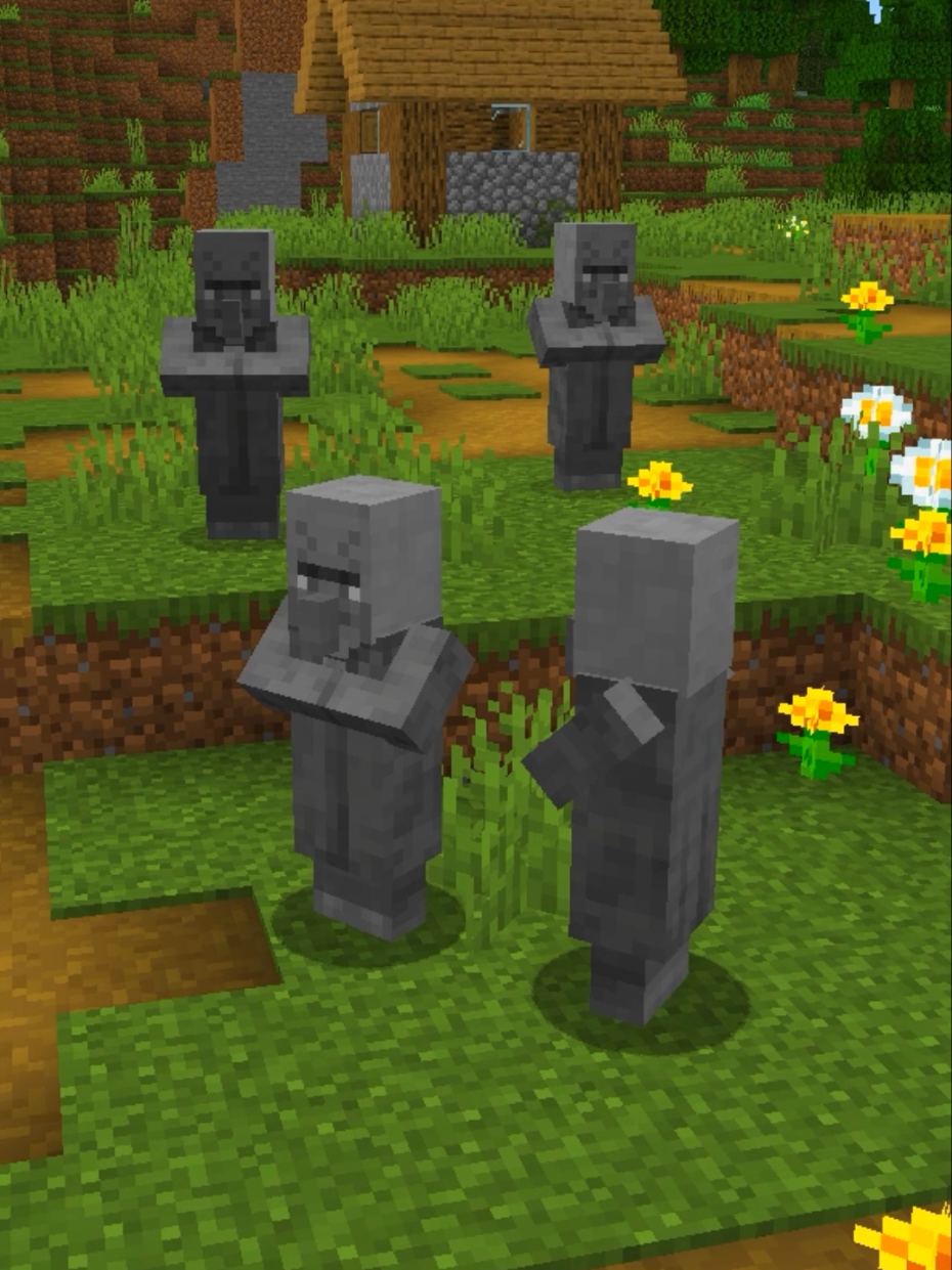 ESTE MOD CONVIERTE A TODO EL MUNDO EN PIEDRA EN Minecraft 😳😳👍 #Minecraft #fyp 