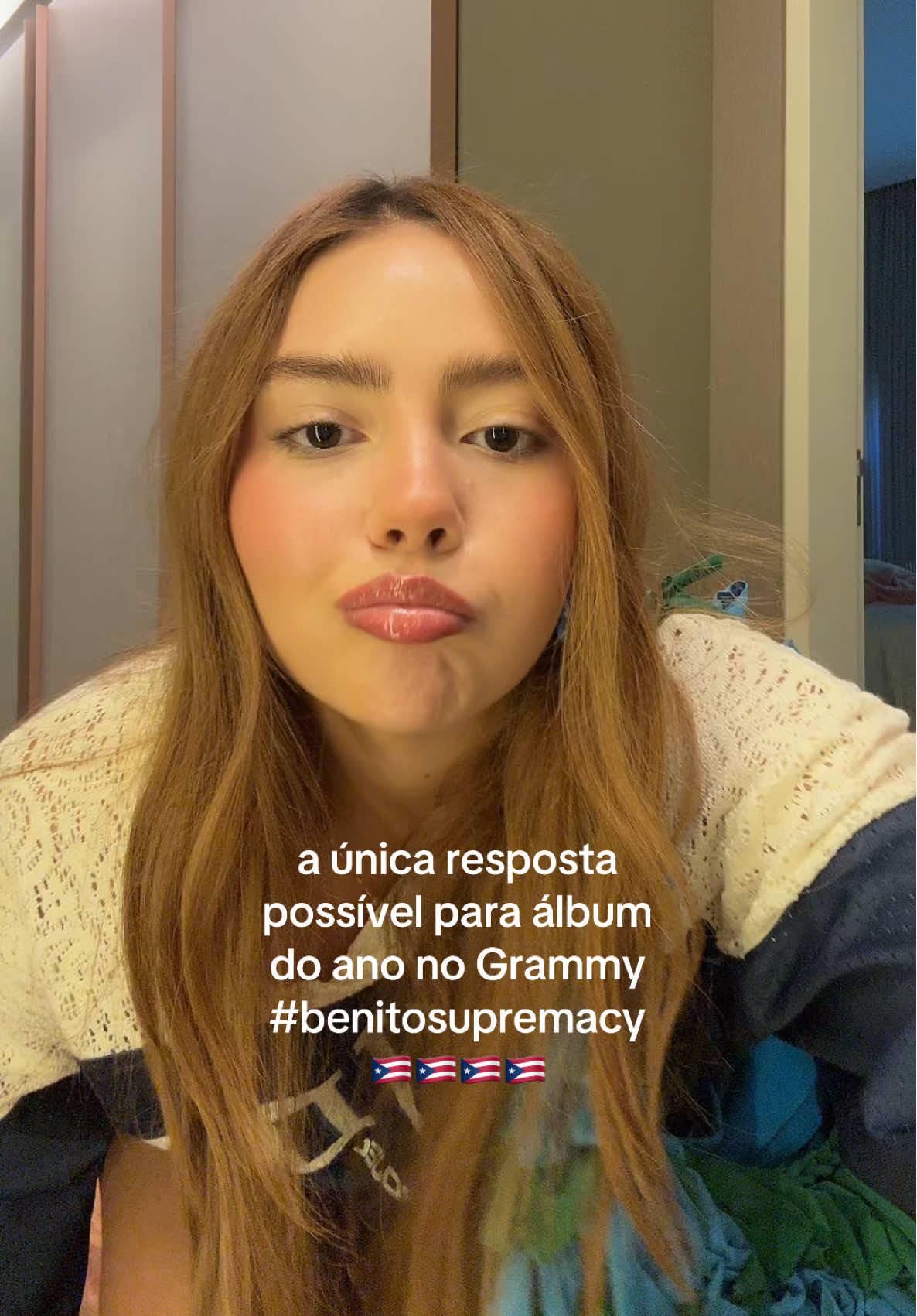 O primeiro artista latino a ser indicado às três categorias principais meus amores #badbunny #grammys 