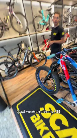 E-bike ou MTB ? 🤔 #fy #bike #bicicleta #ciclismo #mtb  @scattbikes 