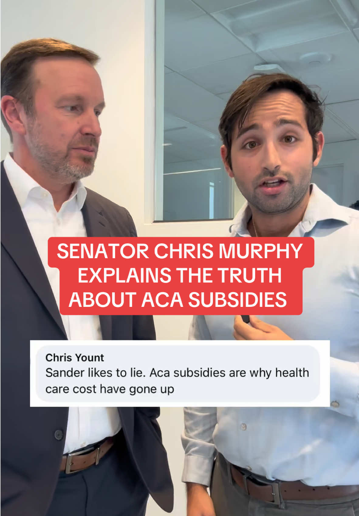 What's going on with healthcare? 🏥 @chrismurphyct shares the truth behind ACA subsidies and how the current administration is prioritizing billionaires over everyday Americans. 💰 #healthcare #chrismurphy #aca 