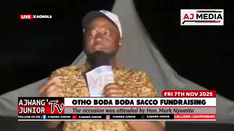 Hon.Mark Nyamita osingo tero Ochilo dala e yiero mabiro,  Wuod Ayacko Bye😂😂😂😂😂